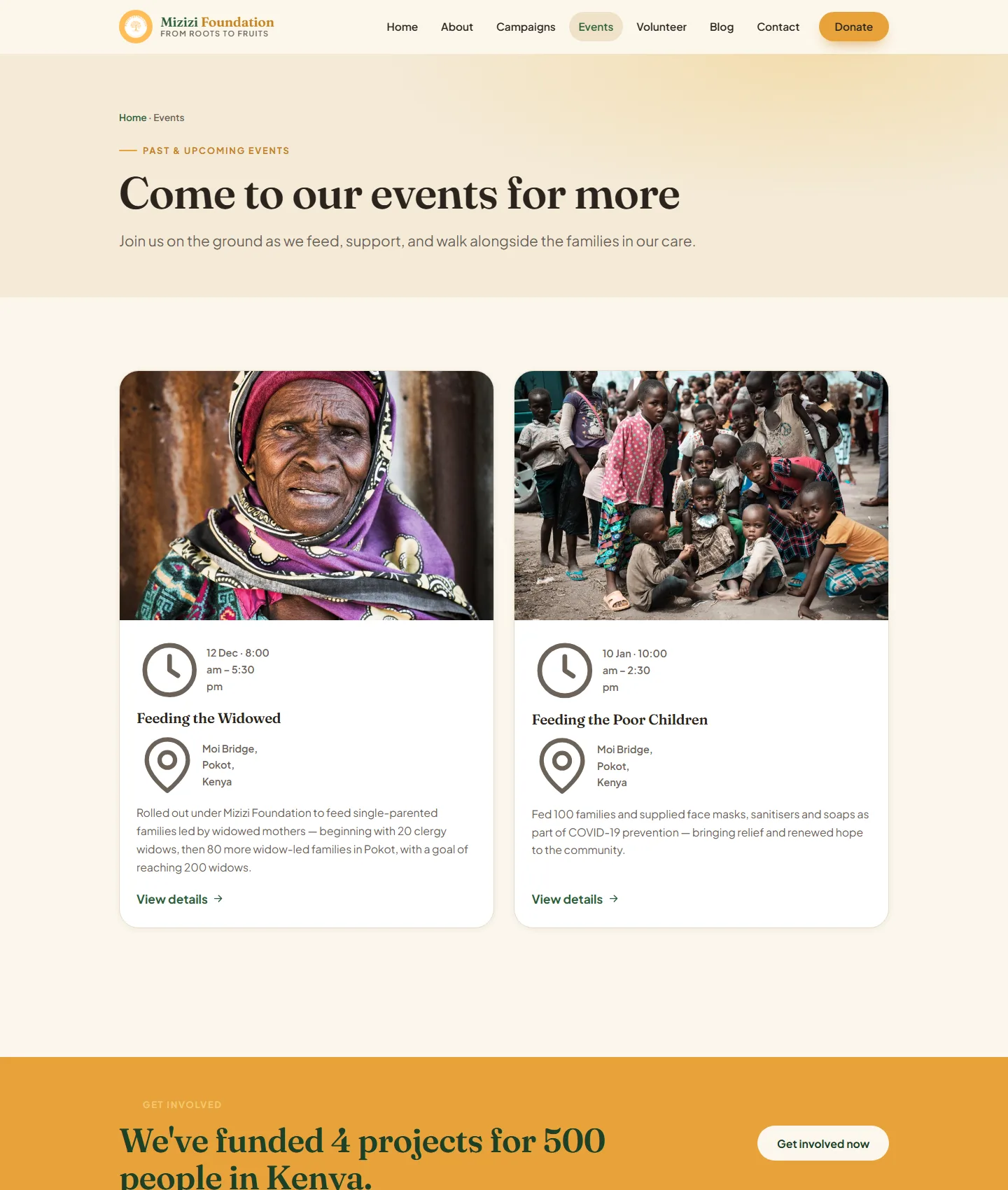 Mizizi Foundation: WordPress to static migration image
