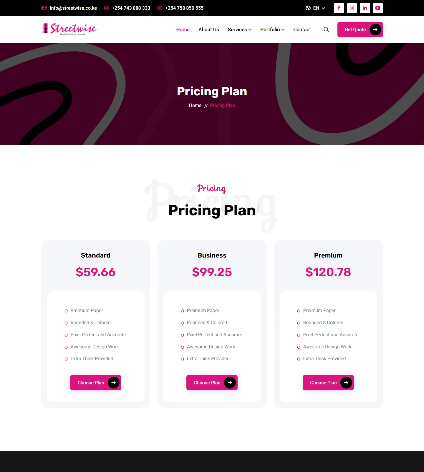 Marketing agency website and merchandise mockups image